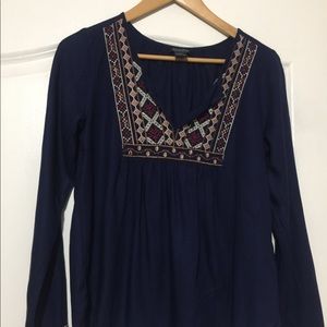 Lucky brand tunic blouse